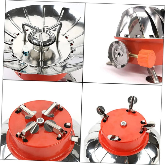 Cook delicious meals outdoors with this durable, lightweight, and portable camping stove — ideal for camping, hiking, picnics, and road trips